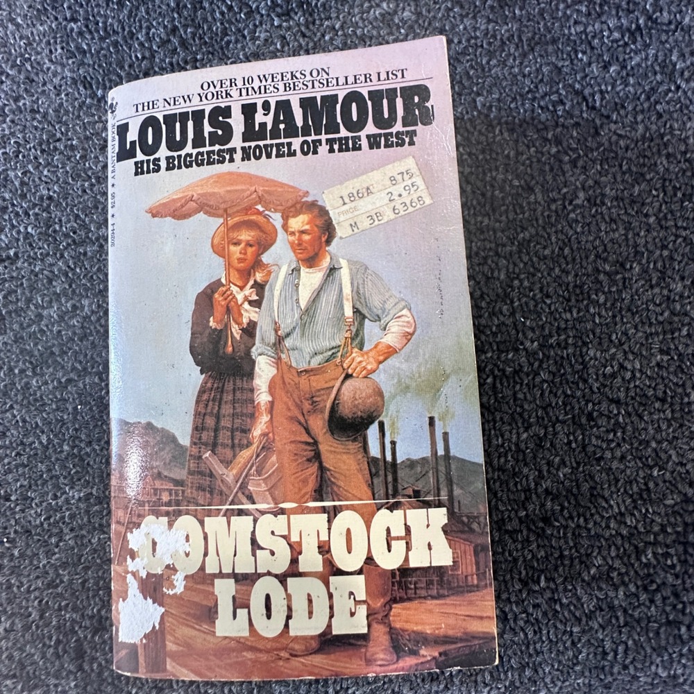 Comstock Lode by Louis L'Amour Paperback Bantam Western Novel ISBN 0553202944